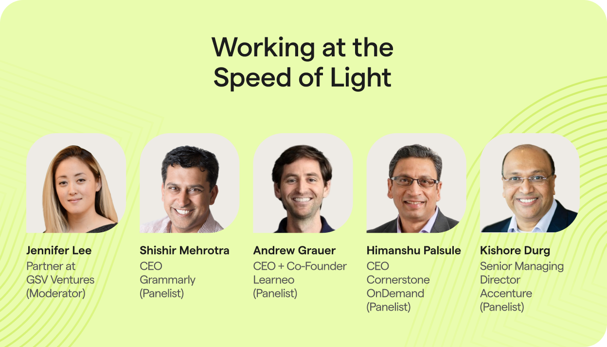 Working at the Speed of Light